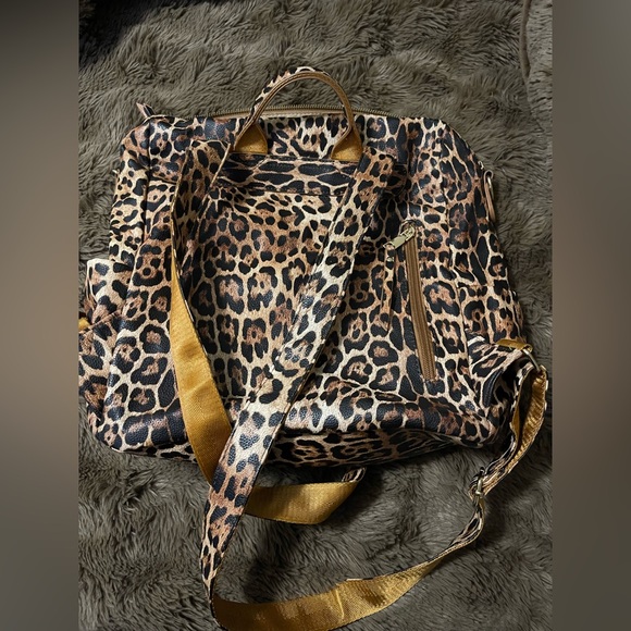 Leopard Print Backpack - Picture 2 of 4